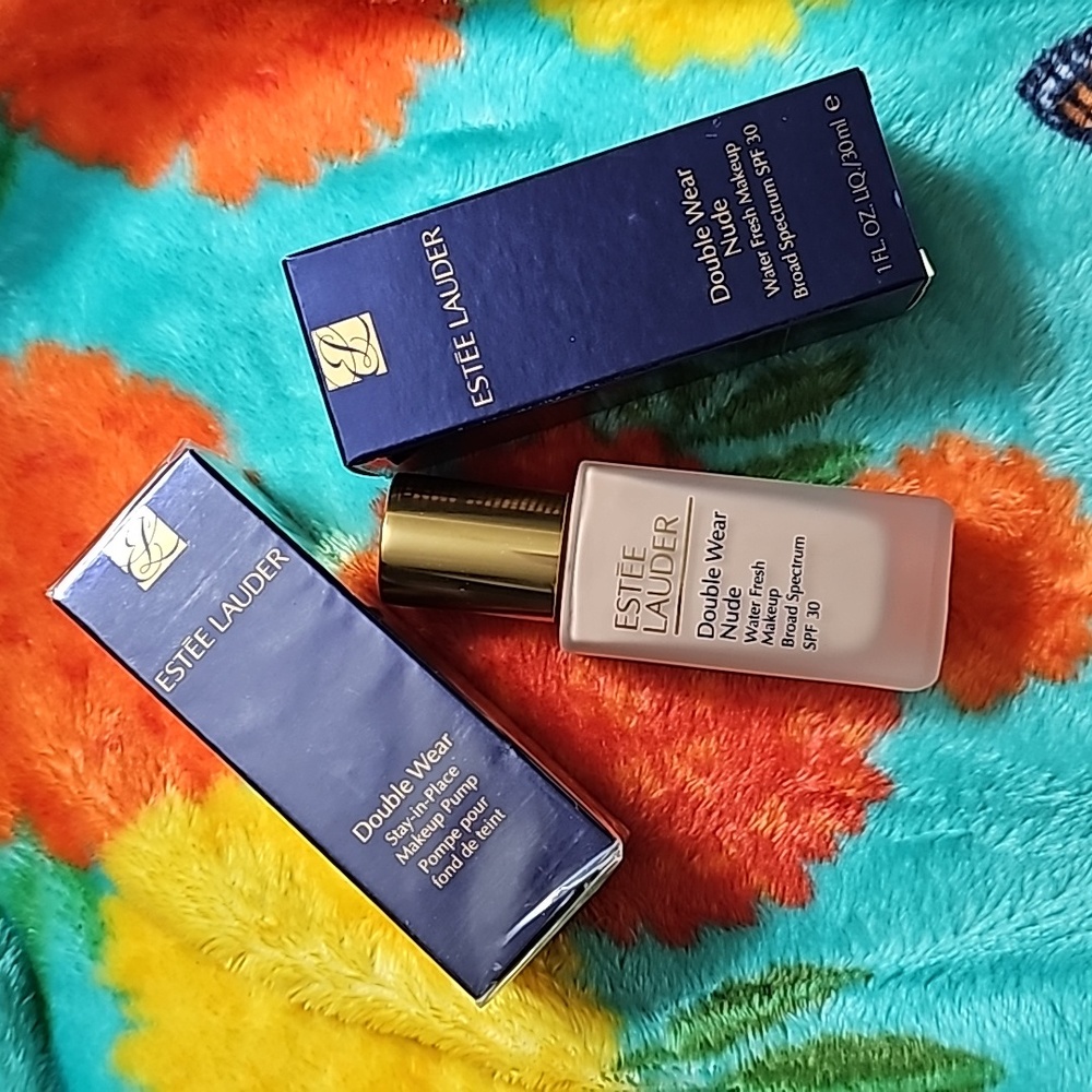 Estee lauder double wear nude liquid fountain & pump 3C2 pebble
